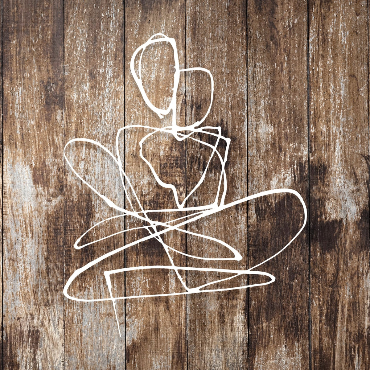 Abstract Couple Harmony Metal Wall Art - BrossHome Metal Wall Art