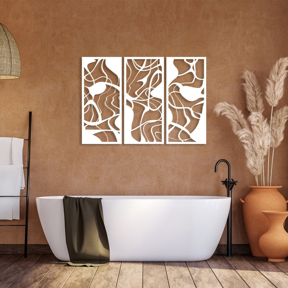 Abstract Modern Metal Wall Art - BrossHome Metal Wall Art