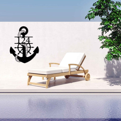 Anchor Metal Wall Art - BrossHome Metal Wall Art