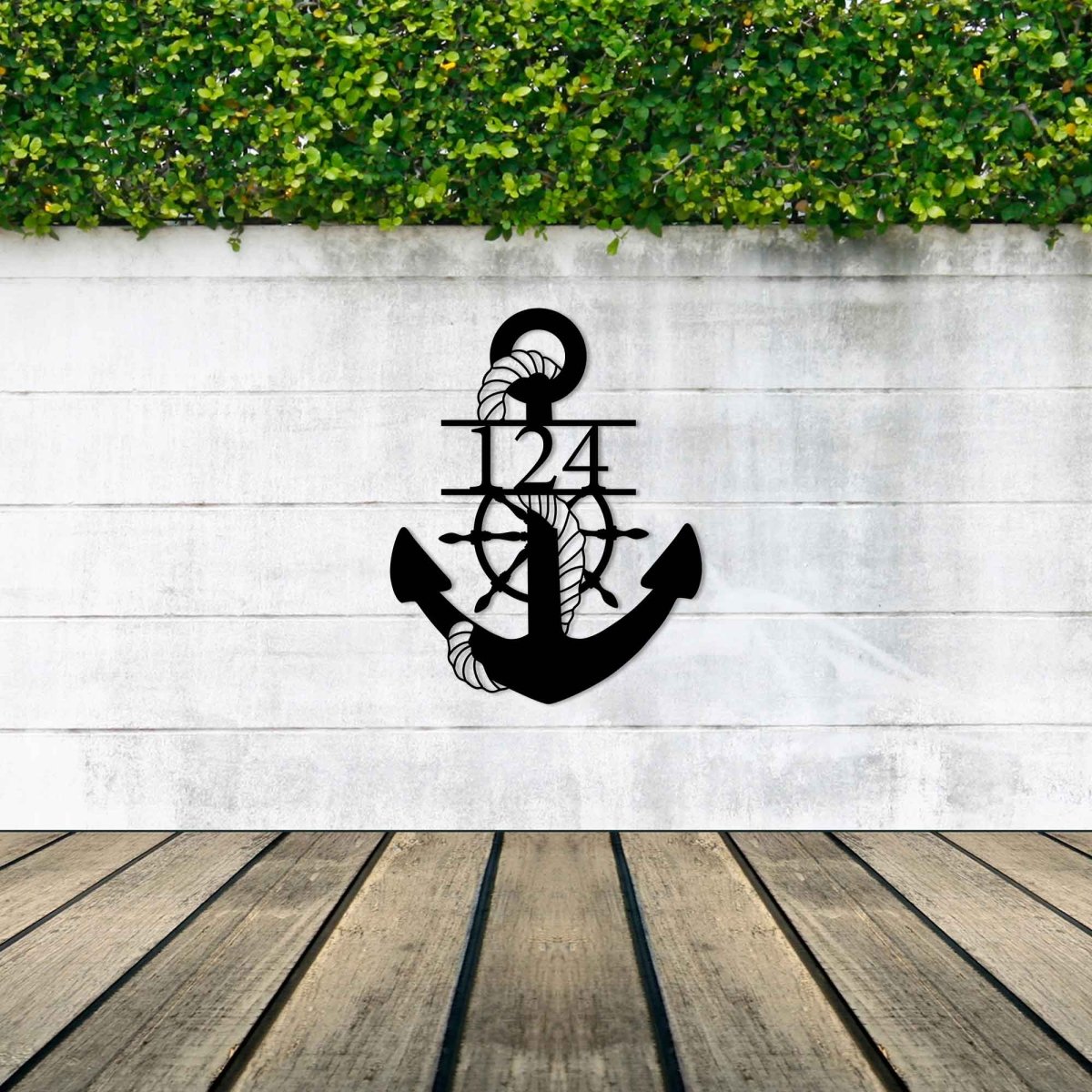 Anchor Metal Wall Art - BrossHome Metal Wall Art