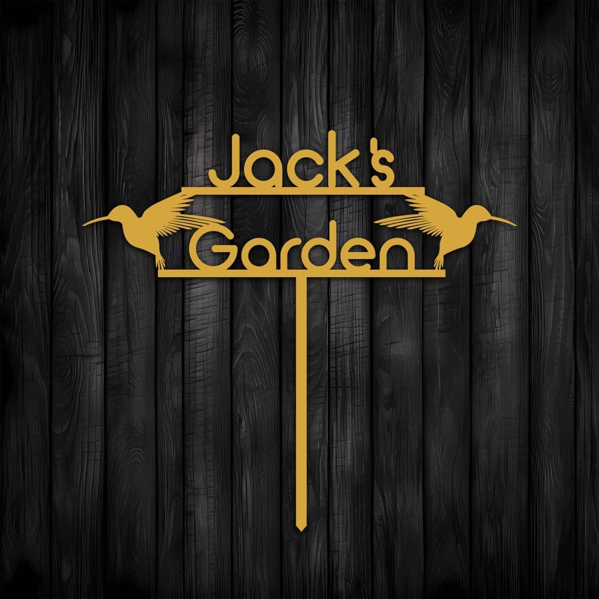 Birds Custom Stake Metal Garden Sign - BrossHome Metal Wall Art