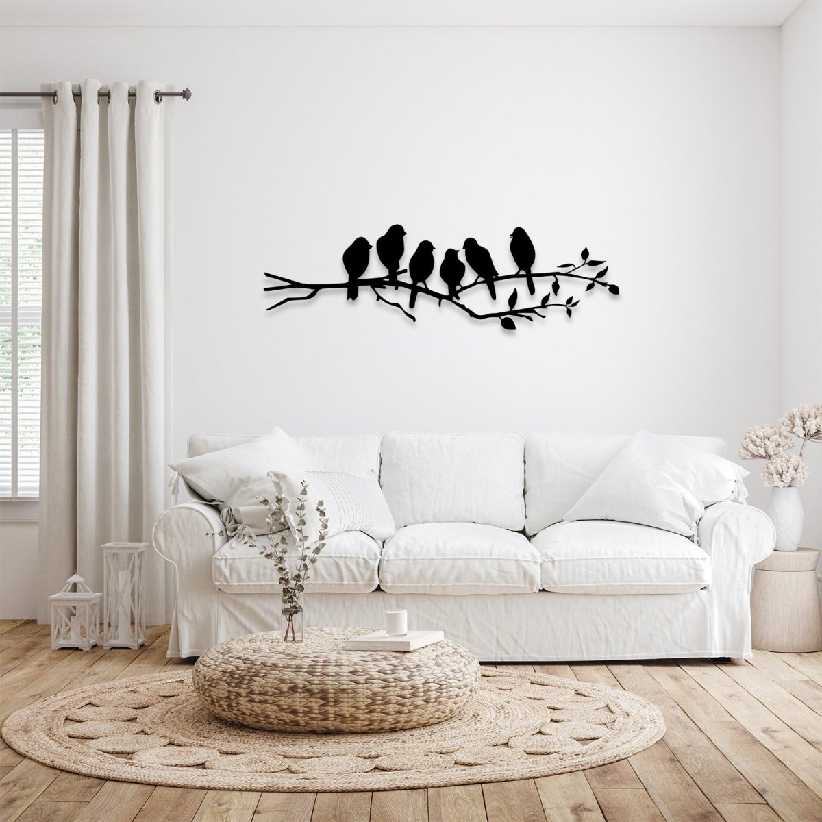Birds on a Branch Metal Wall Art - BrossHome Metal Wall Art