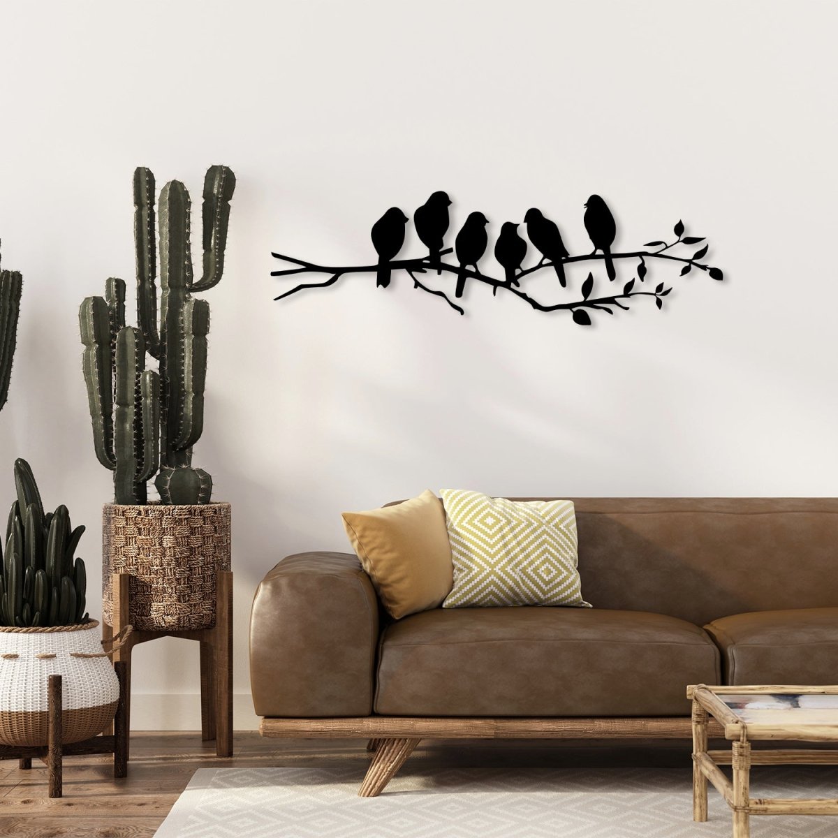 Birds on a Branch Metal Wall Art - BrossHome Metal Wall Art