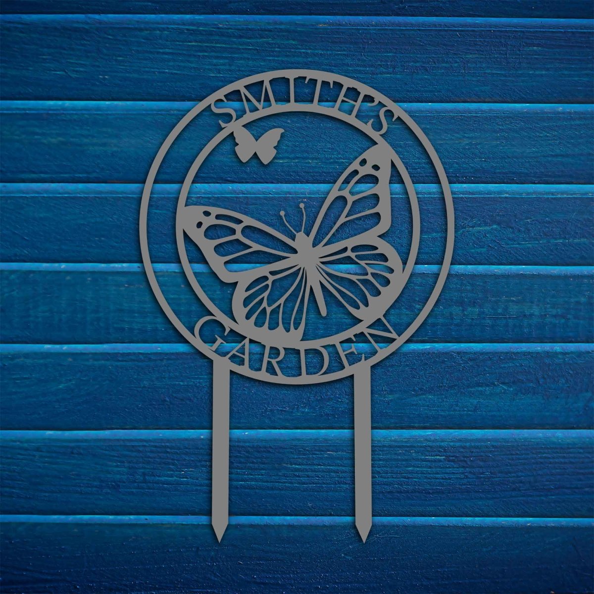 Butterfly Yard Stake Sign - BrossHome Metal Wall Art