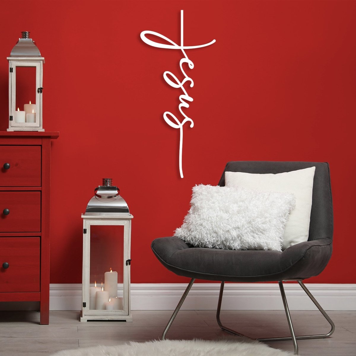 Christ Cross Metal Wall Art - BrossHome Metal Wall Art