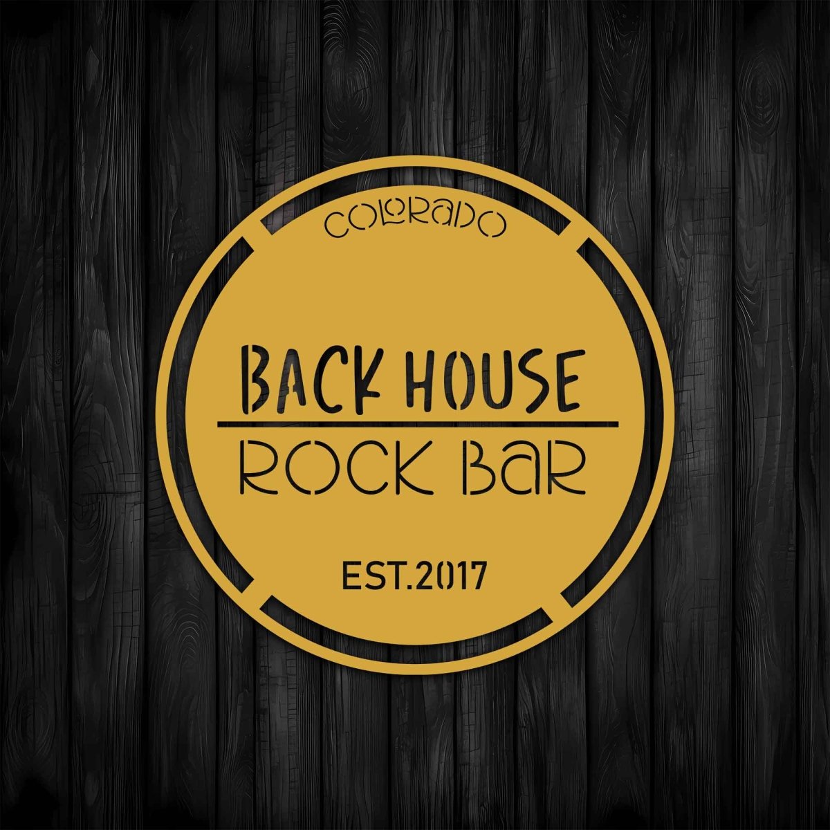 Custom Bar Name Metal Sign Wall Art Decor - BrossHome Metal Wall Art