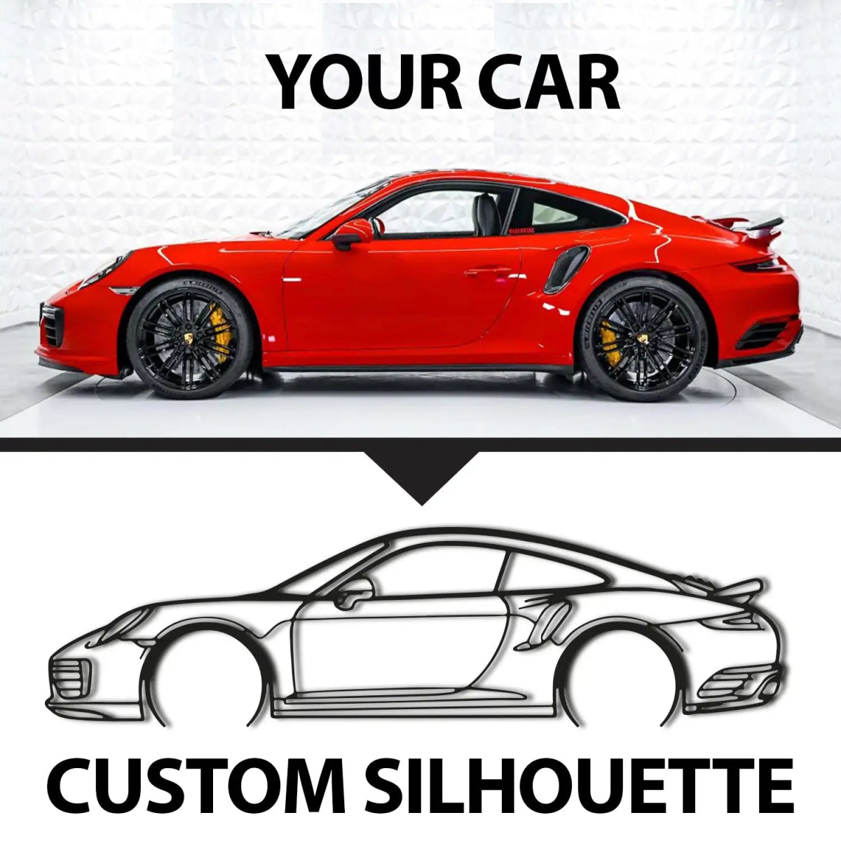 Custom Car Metal Wall Art - BrossHome Metal Wall Art