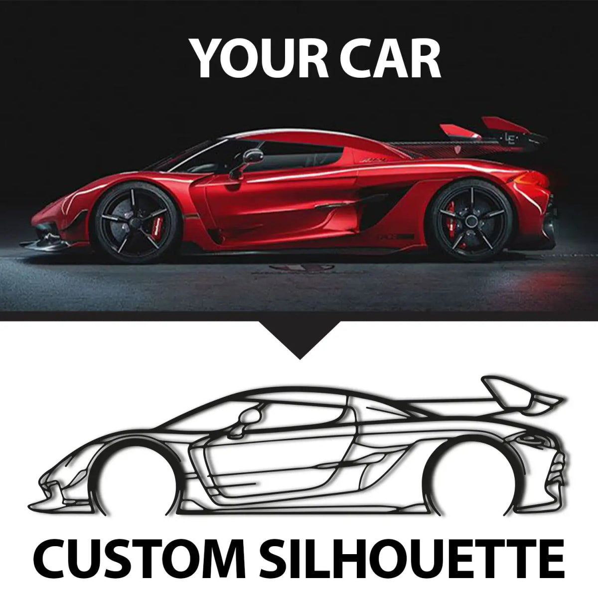 Custom Car Metal Wall Art - BrossHome Metal Wall Art