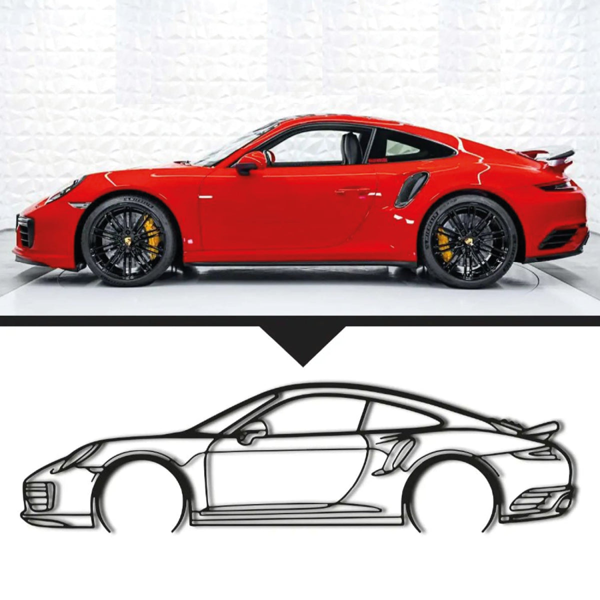 Custom Car Metal Wall Art - BrossHome Metal Wall Art