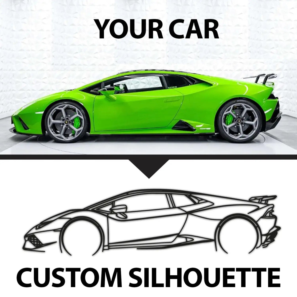 Custom Car Metal Wall Art - BrossHome Metal Wall Art