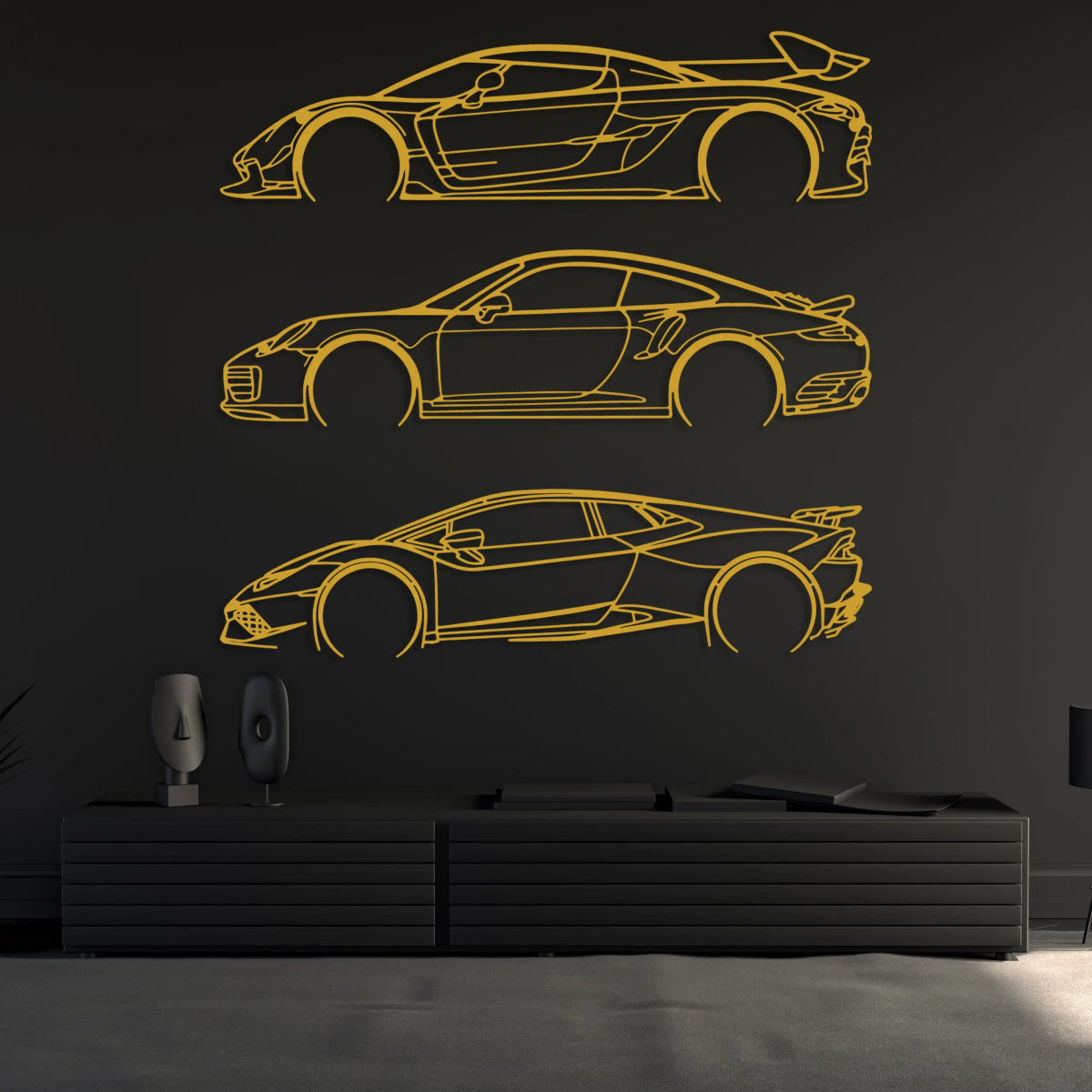 Custom Car Metal Wall Art - BrossHome Metal Wall Art