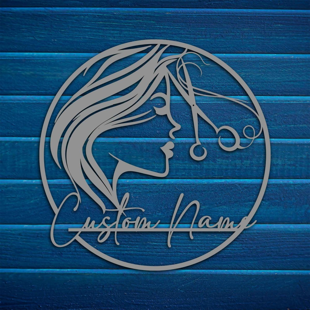 Custom Hairdresser Metal Wall Art - BrossHome Metal Wall Art