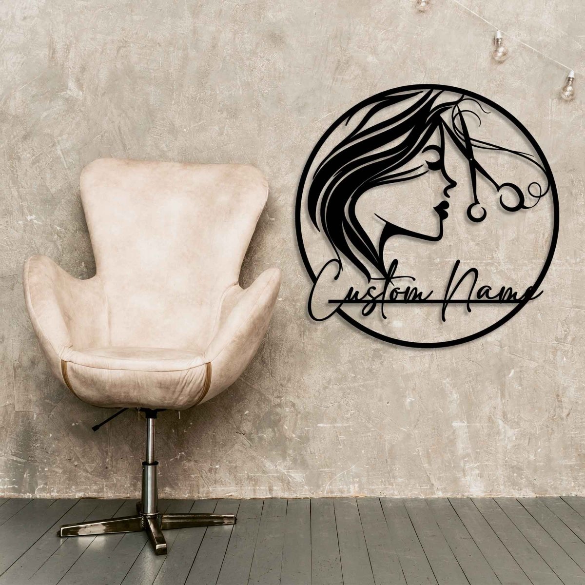 Custom Hairdresser Metal Wall Art - BrossHome Metal Wall Art
