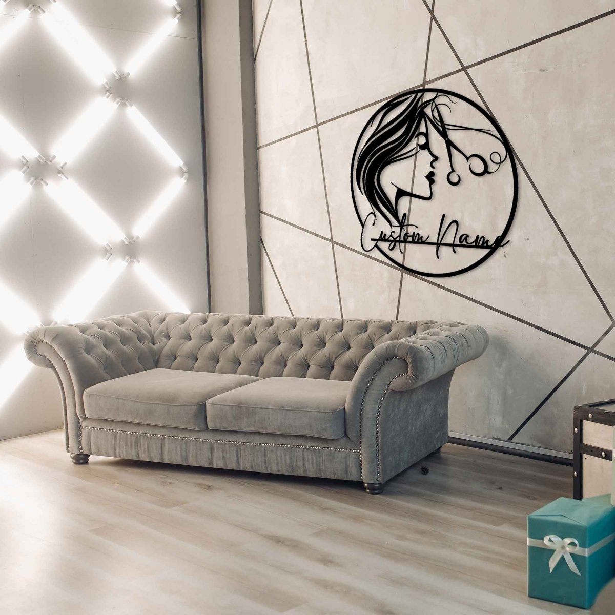 Custom Hairdresser Metal Wall Art - BrossHome Metal Wall Art