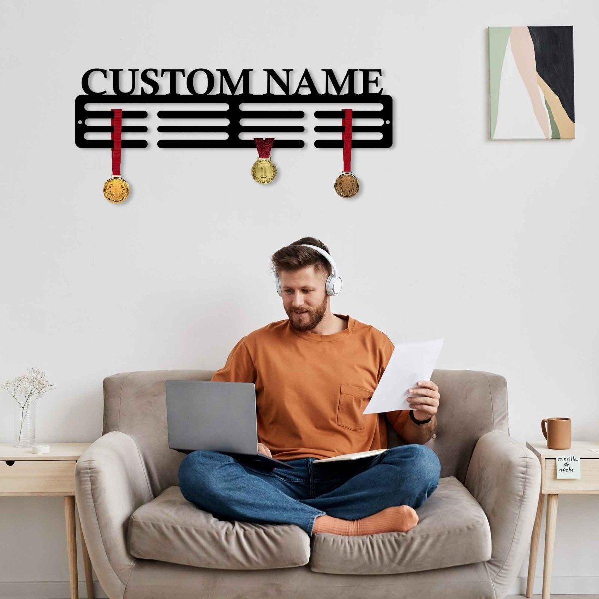 Custom Medal Hanger Metal Wall Art Decor - BrossHome Metal Wall Art