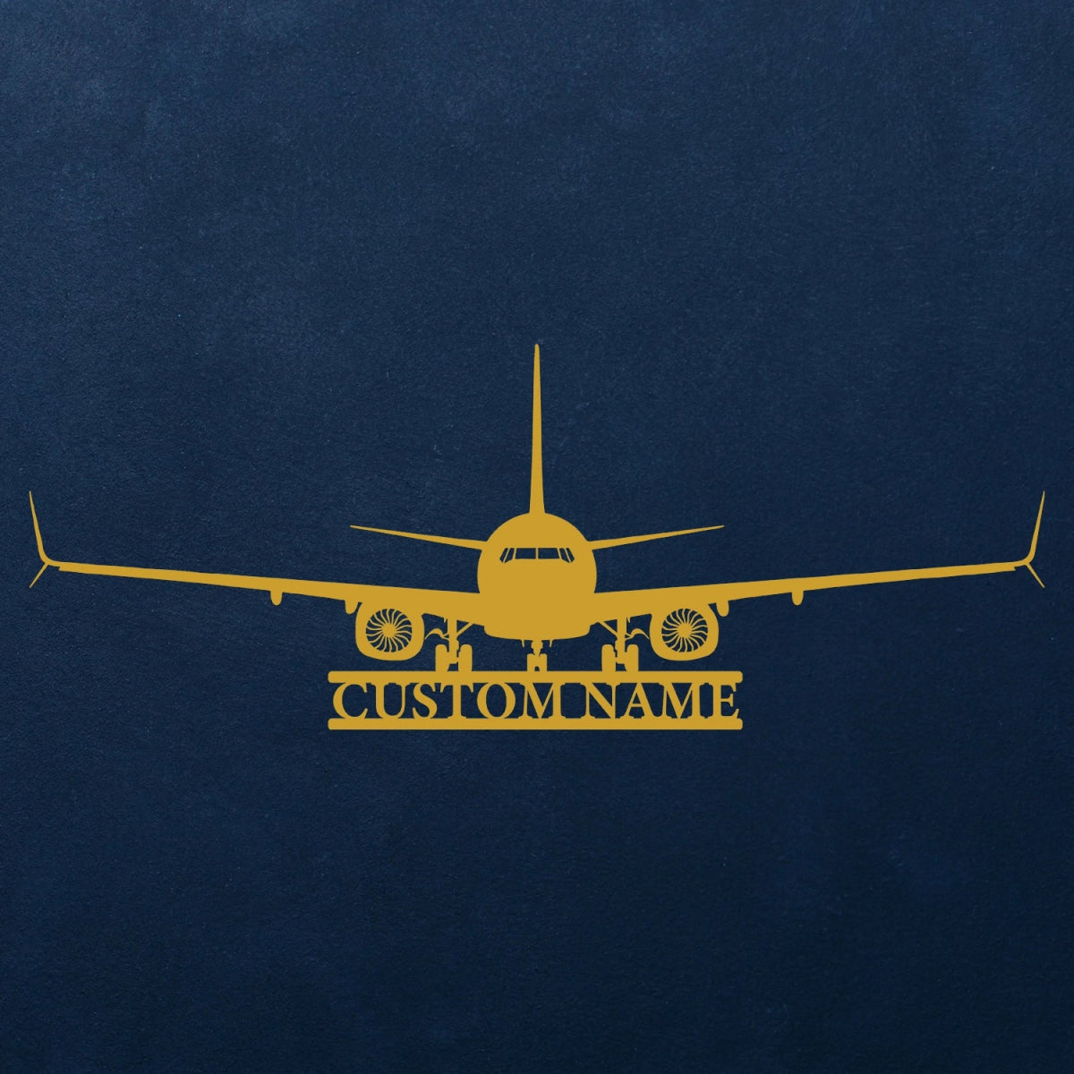 Custom Metal Airplane Wall Art - Personalized Aviation Decor for Office, Game Room, or Home - BrossHome Metal Wall Art