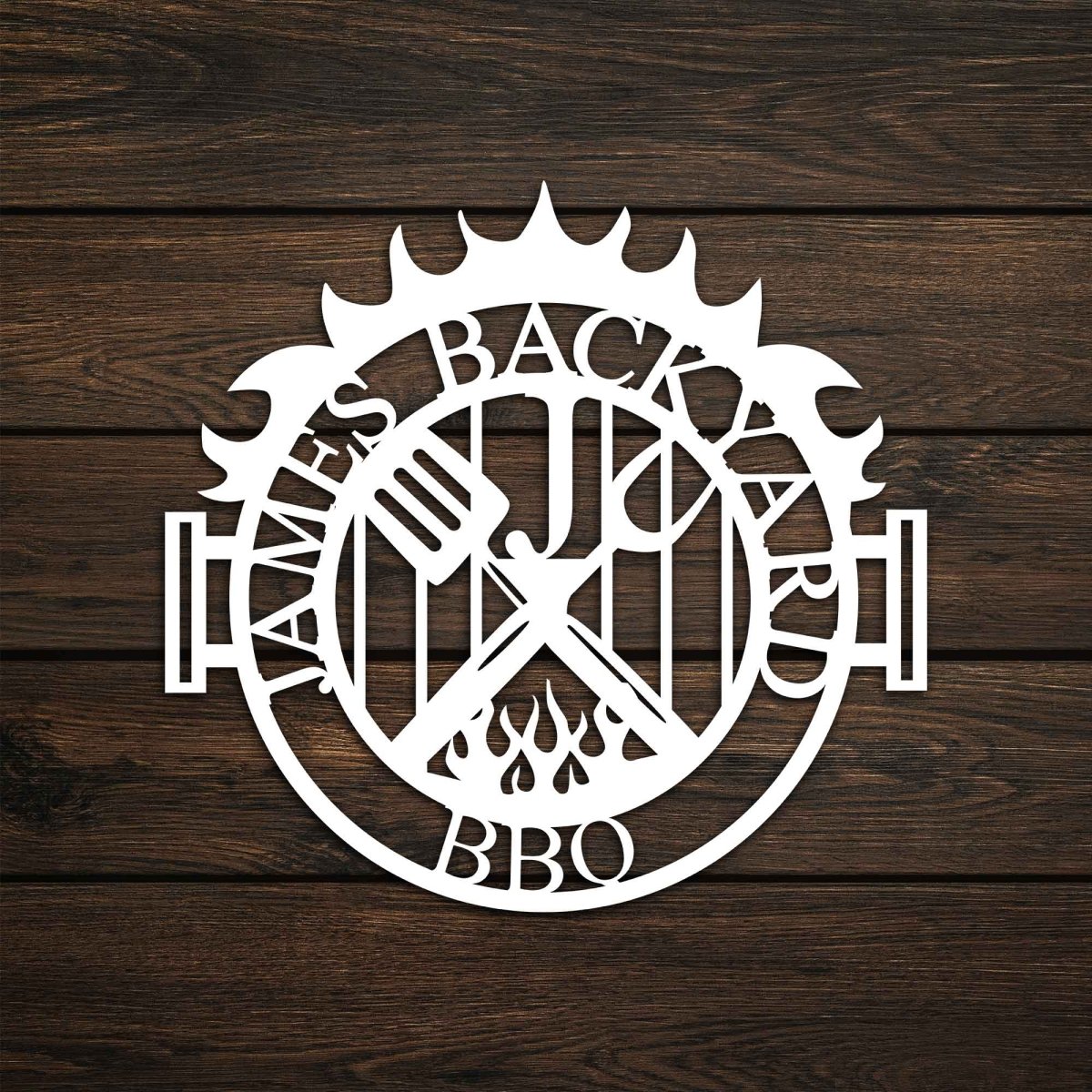 Custom Metal Bbq Sign - BrossHome Metal Wall Art