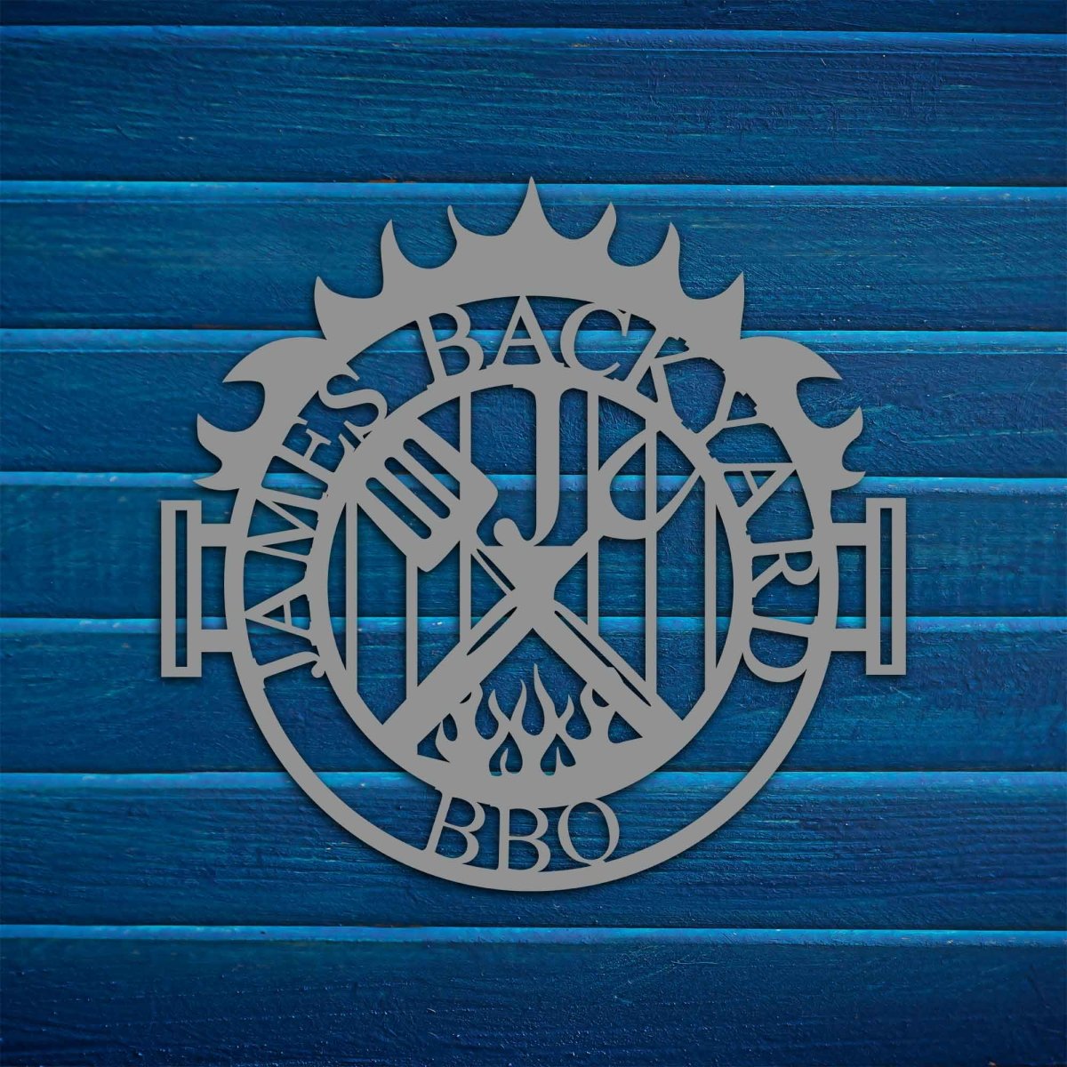 Custom Metal Bbq Sign - BrossHome Metal Wall Art