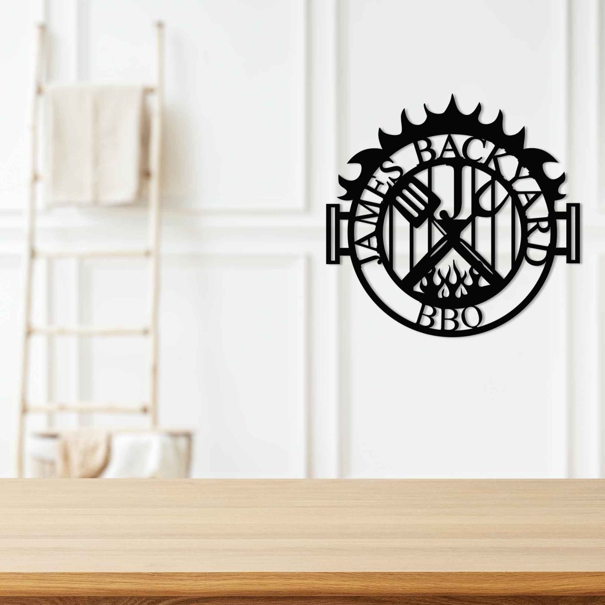 Custom Metal Bbq Sign - BrossHome Metal Wall Art