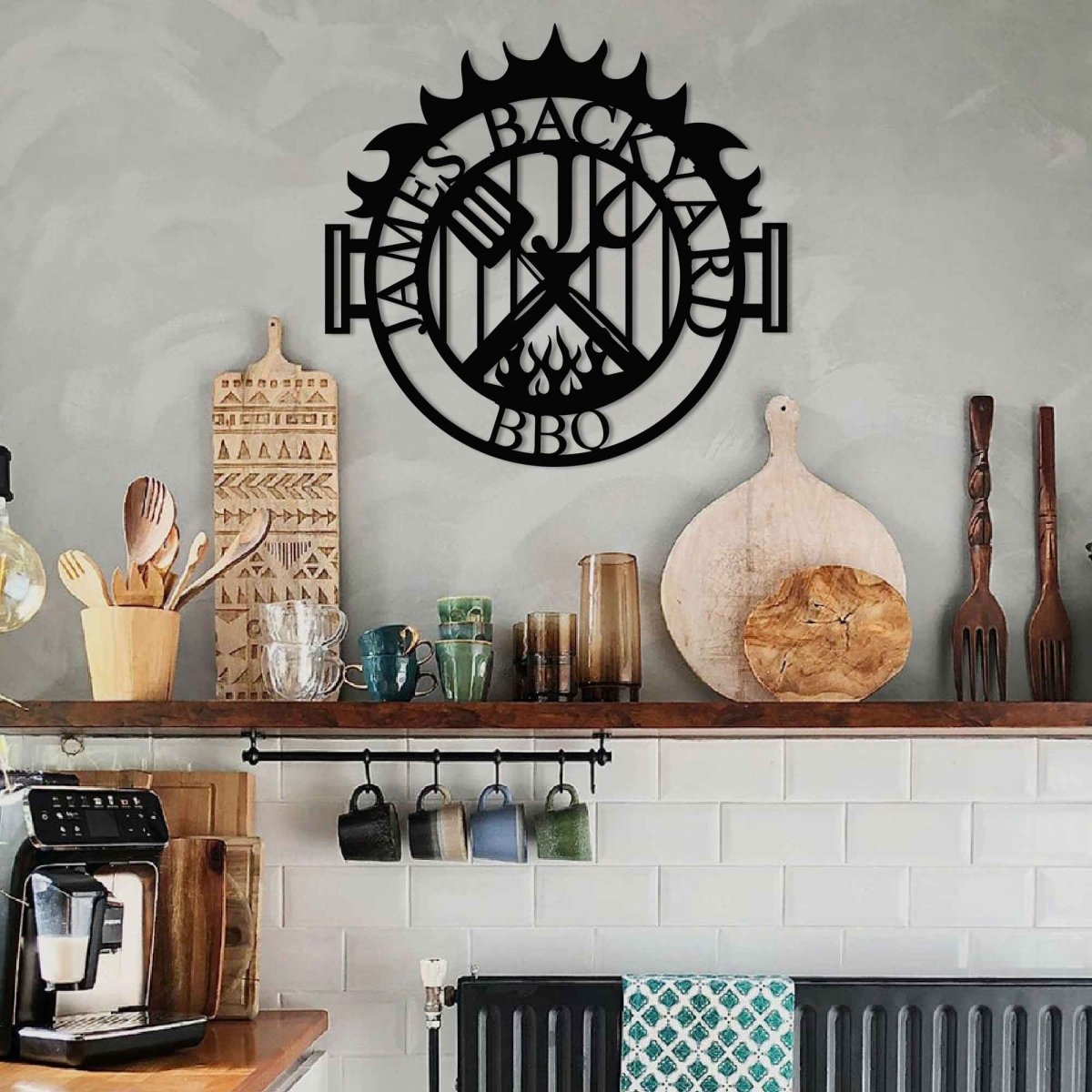 Custom Metal Bbq Sign - BrossHome Metal Wall Art