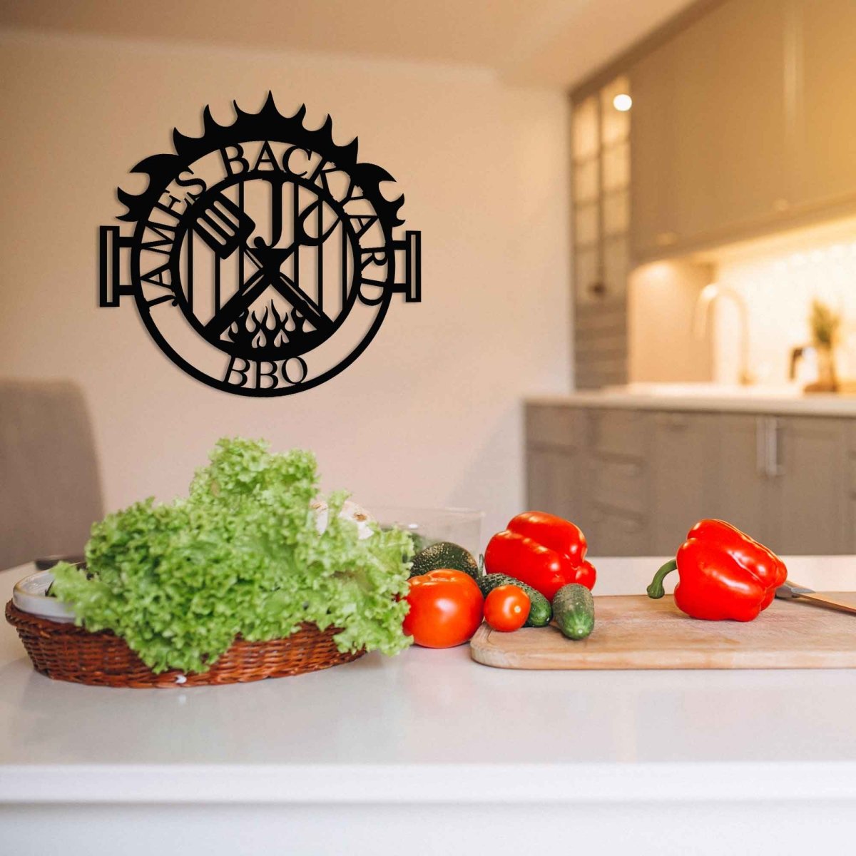 Custom Metal Bbq Sign - BrossHome Metal Wall Art