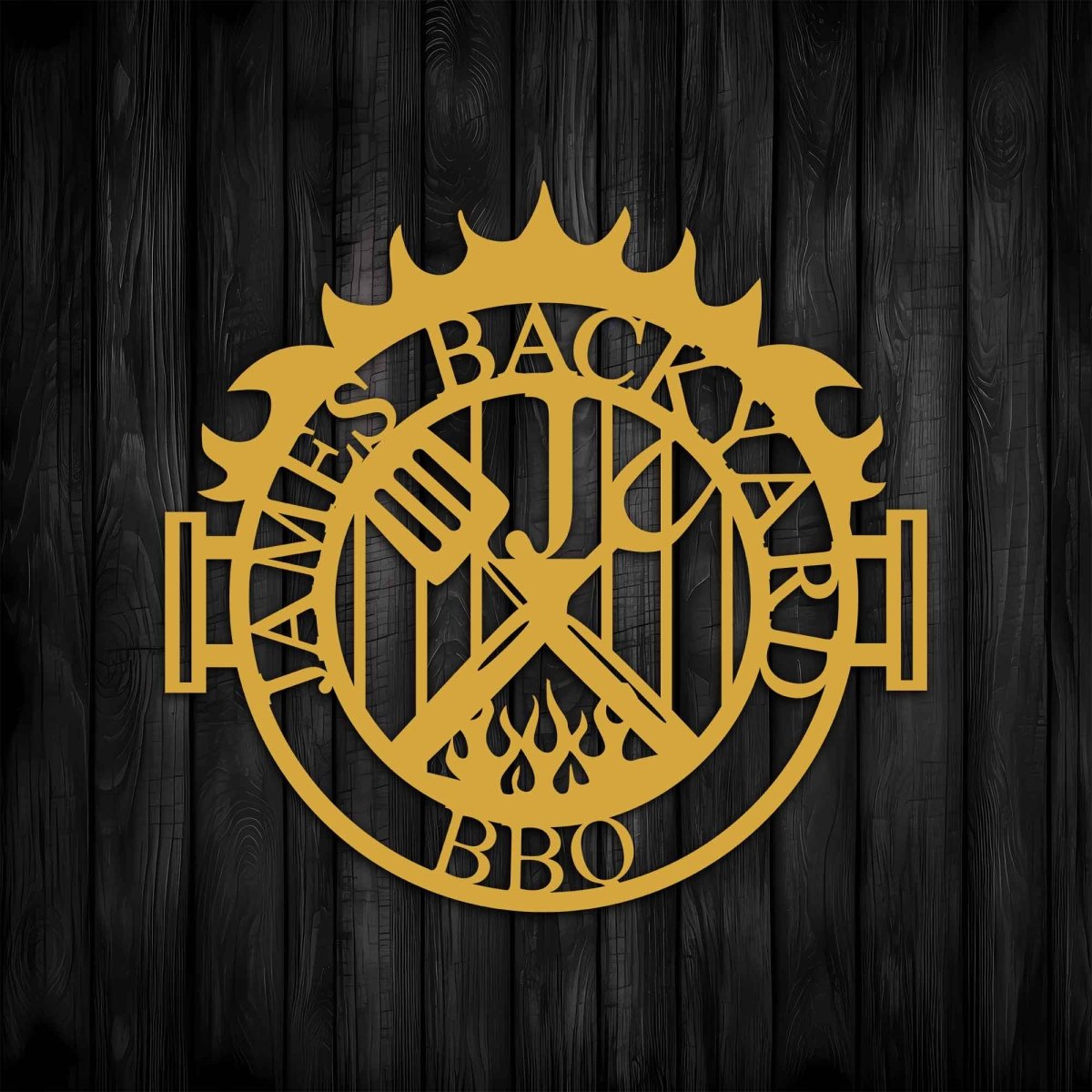 Custom Metal Bbq Sign - BrossHome Metal Wall Art