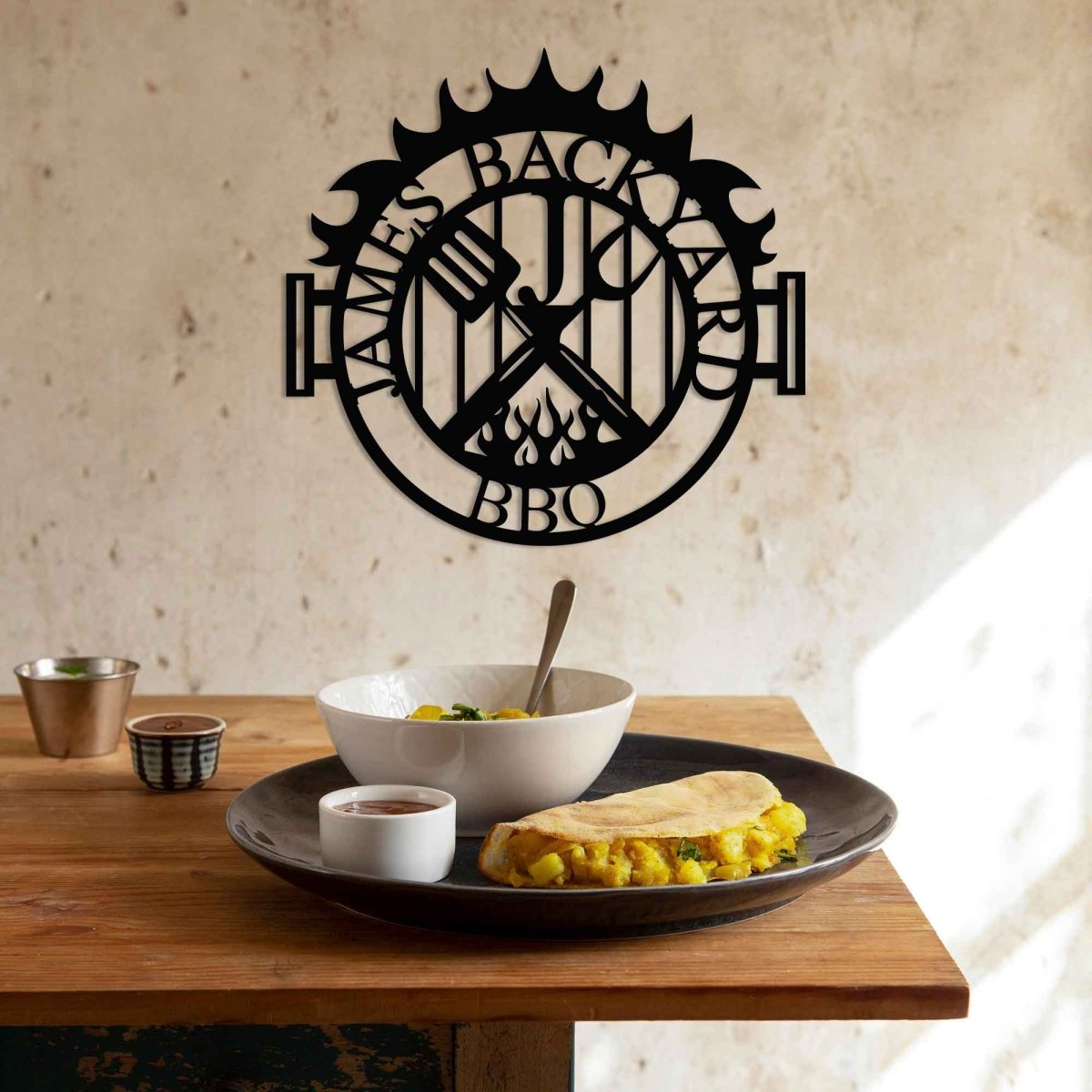 Custom Metal Bbq Sign - BrossHome Metal Wall Art