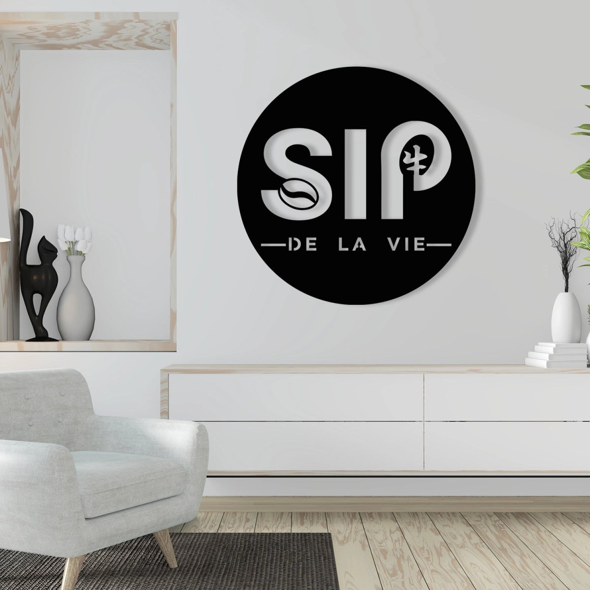 Custom Metal Logo Wall Art - BrossHome Metal Wall Art