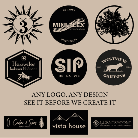 Custom Metal Logo Wall Art - BrossHome Metal Wall Art