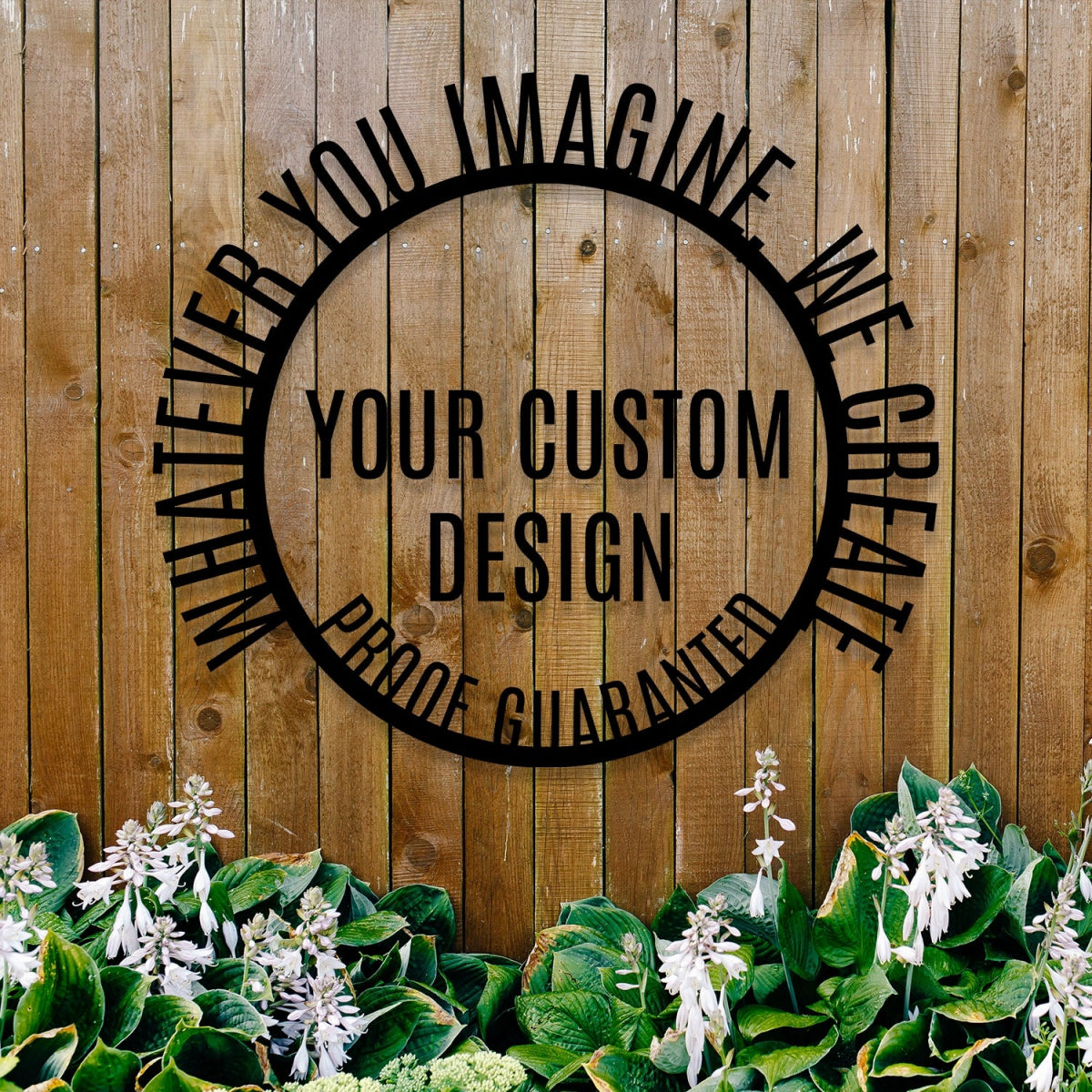 Custom Metal Logo Wall Art - BrossHome Metal Wall Art