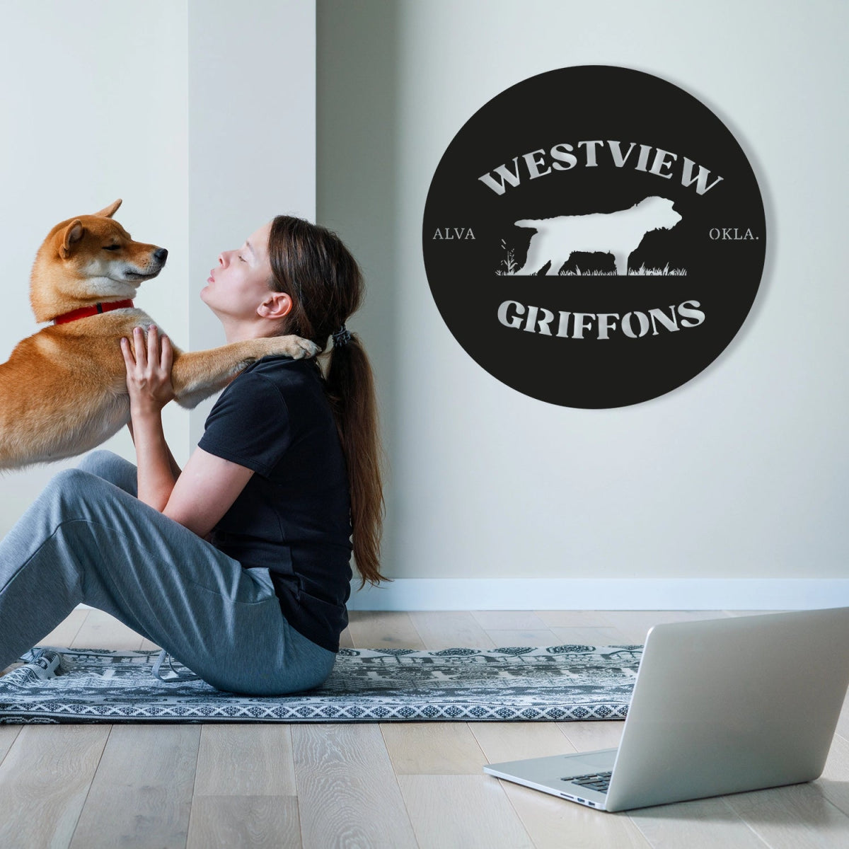 Custom Metal Logo Wall Art - BrossHome Metal Wall Art