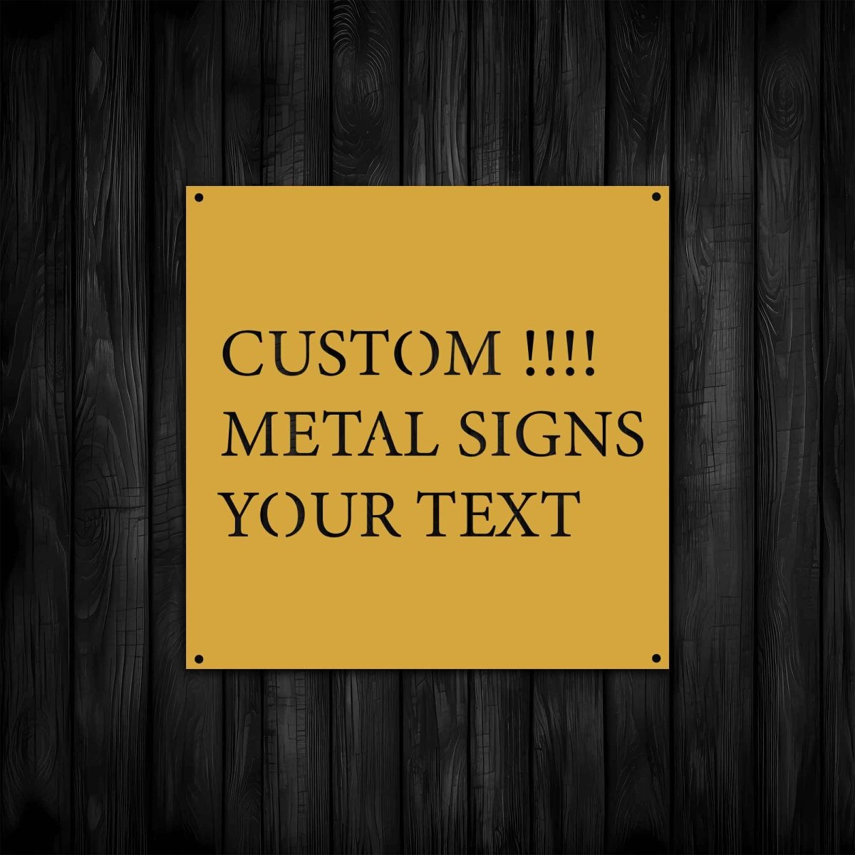 Custom Metal Sign - BrossHome Metal Wall Art