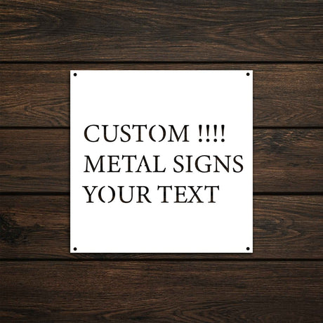 Custom Metal Sign - BrossHome Metal Wall Art
