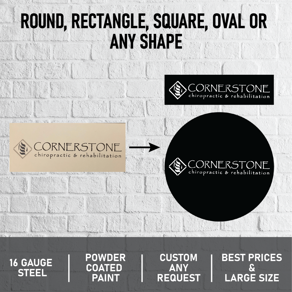 Custom Metal Sign (Custom for You) - BrossHome Metal Wall Art