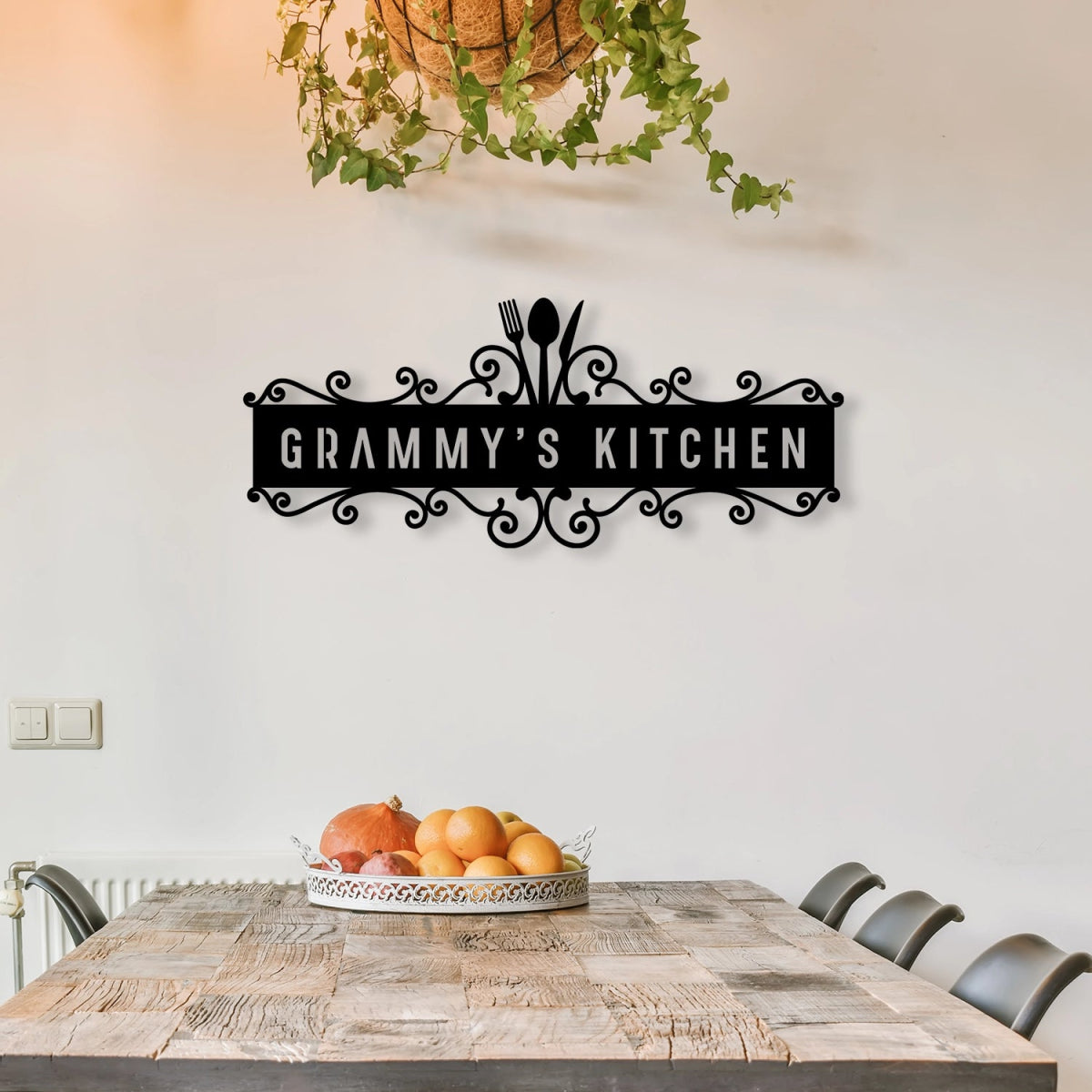 Custom Metal Wall Art For Kitchen - BrossHome Metal Wall Art