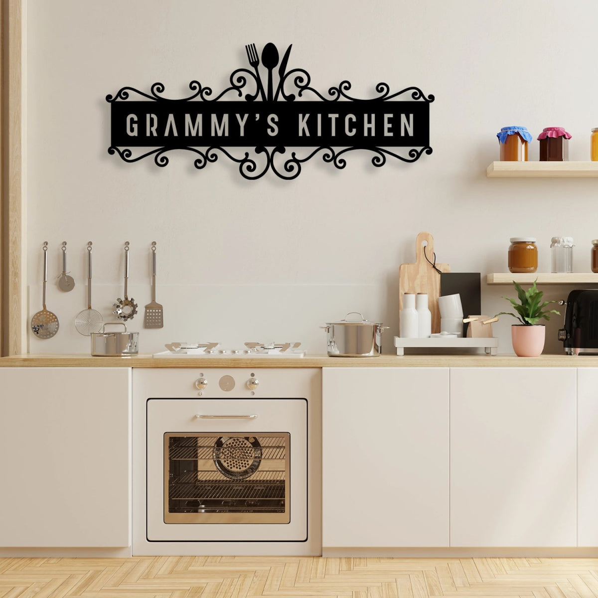 Custom Metal Wall Art For Kitchen - BrossHome Metal Wall Art