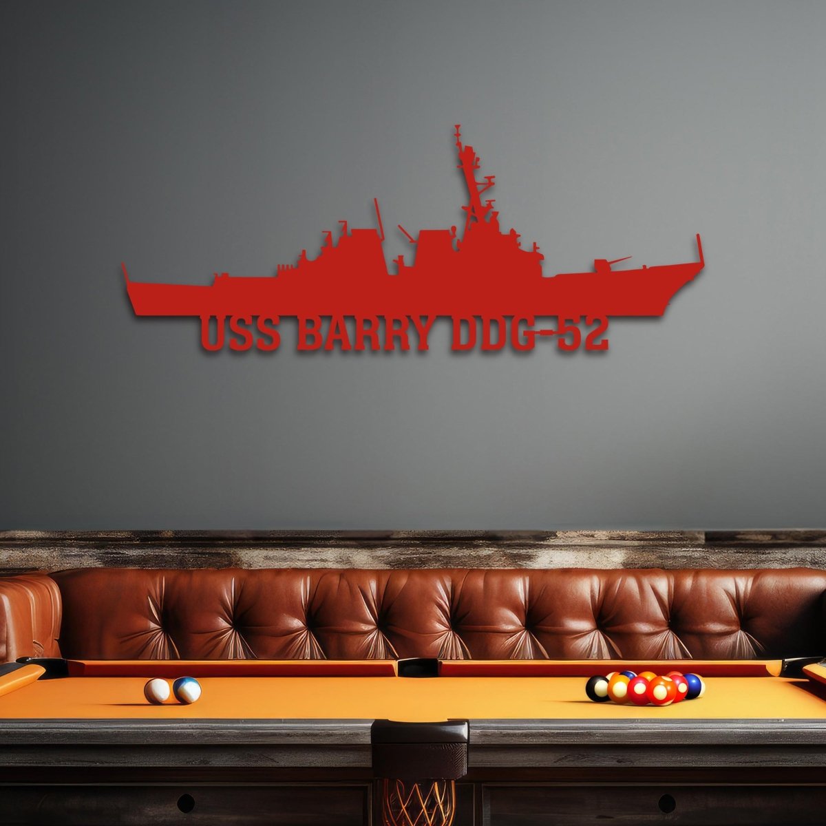 Custom Navy Ship Metal Wall Art - BrossHome Metal Wall Art