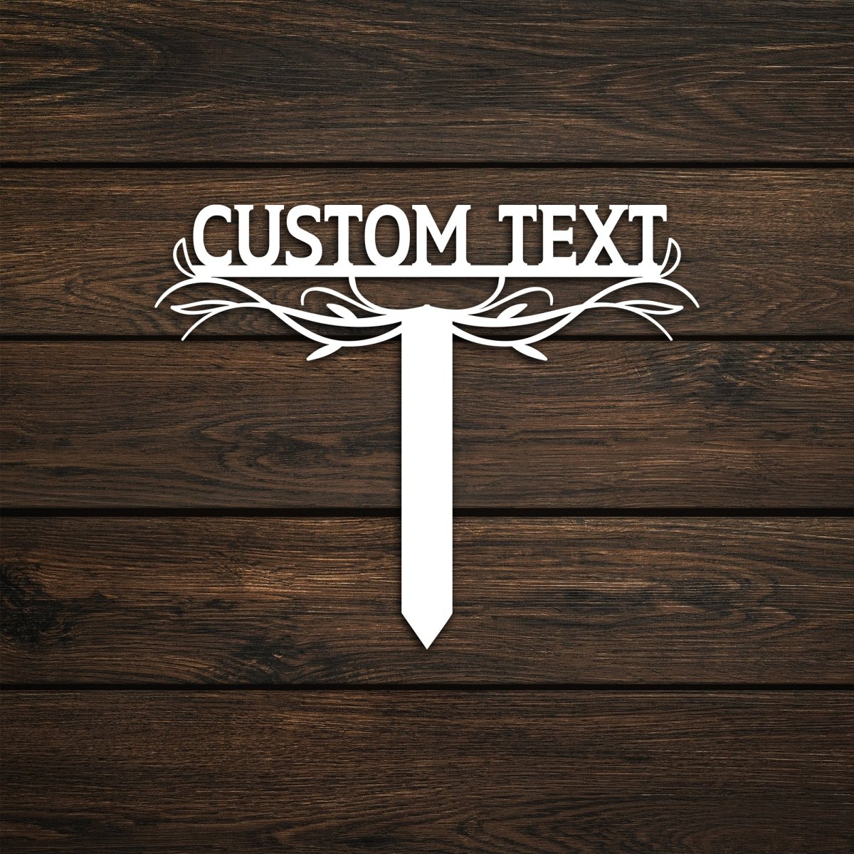 Custom Stake Metal Garden Sign - BrossHome Metal Wall Art