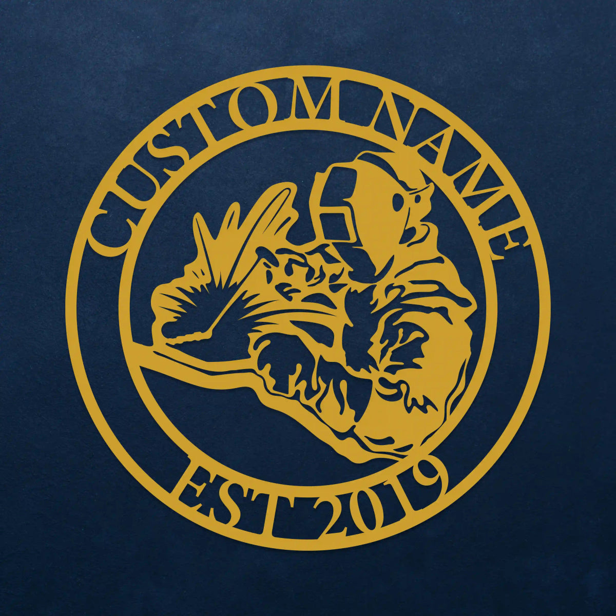Custom Welder's Pride Emblem - BrossHome Metal Wall Art