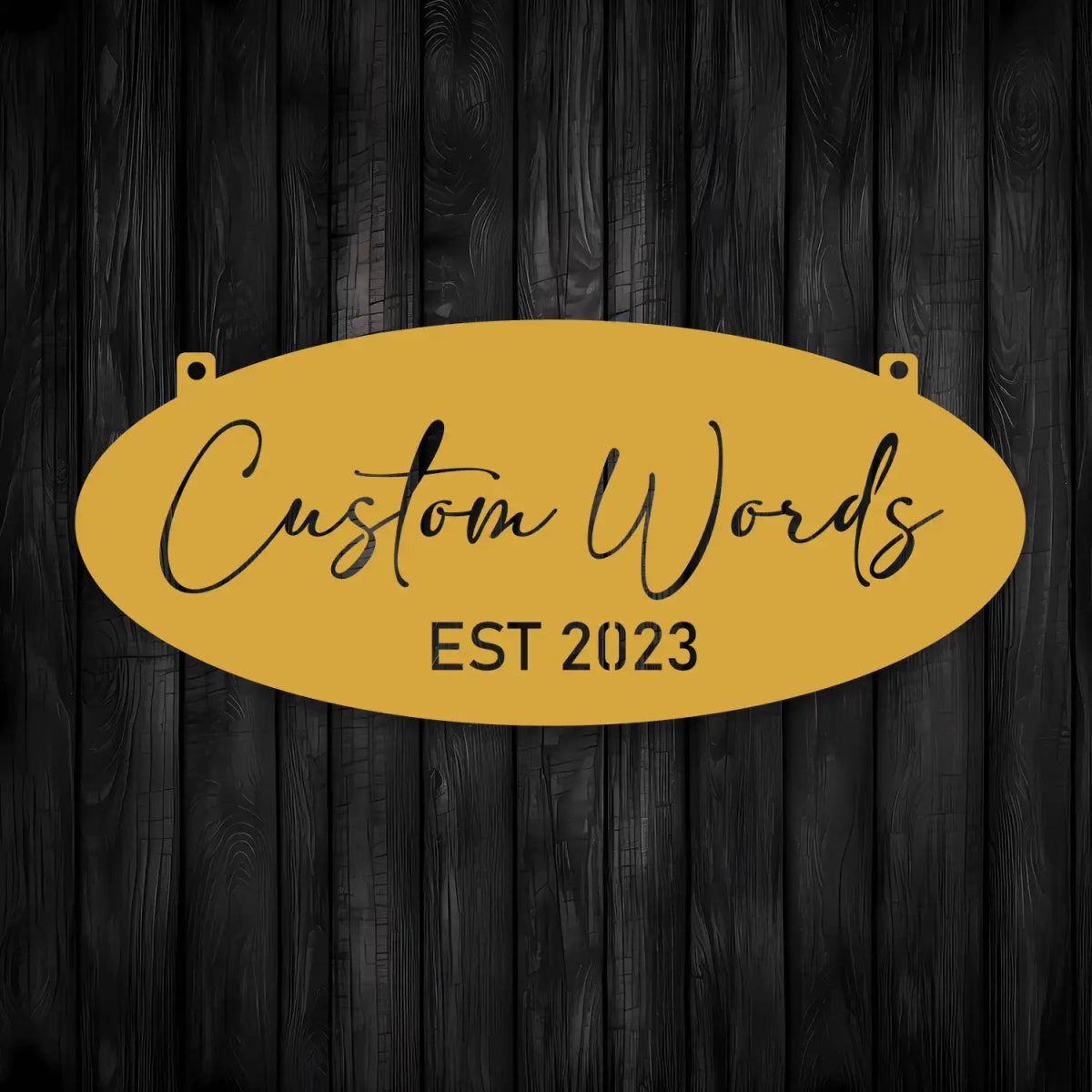 Customizable Garden Welcome Sign - BrossHome Metal Wall Art