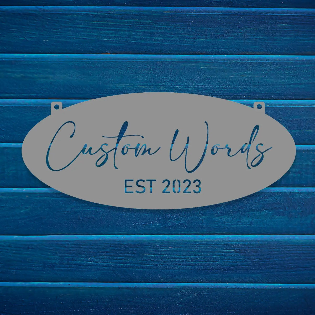 Customizable Garden Welcome Sign - BrossHome Metal Wall Art