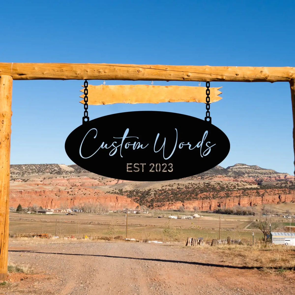 Customizable Garden Welcome Sign - BrossHome Metal Wall Art