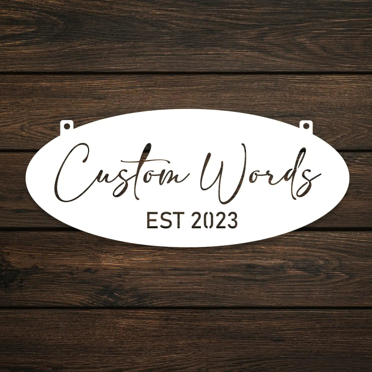 Customizable Garden Welcome Sign - BrossHome Metal Wall Art