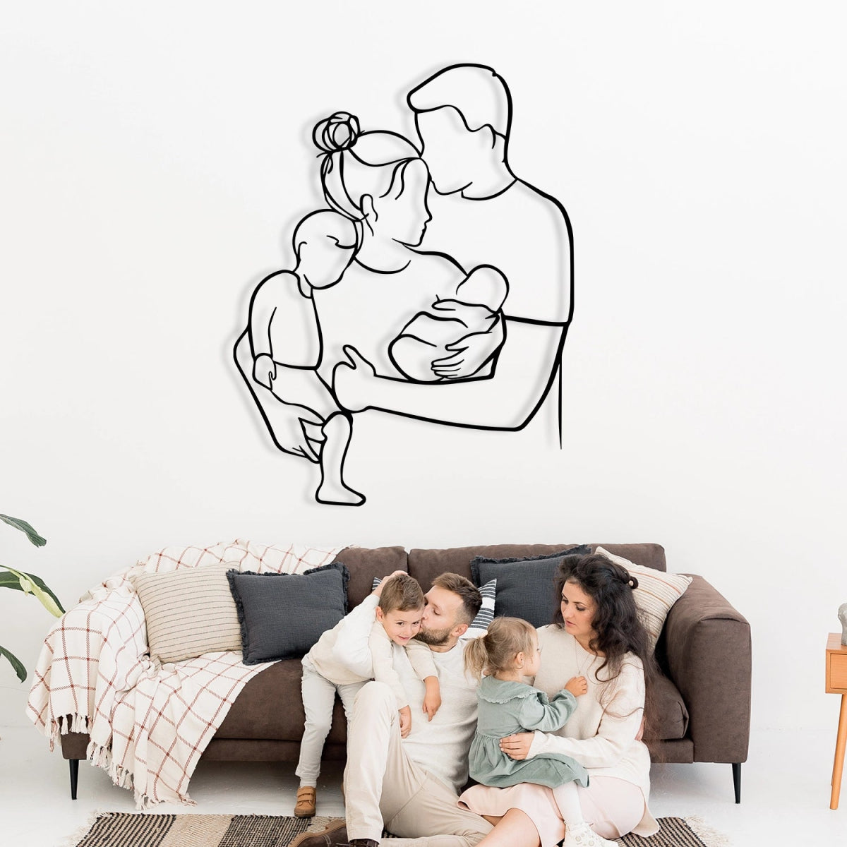 Customizable Metal Family Poster Wall Art - BrossHome Metal Wall Art