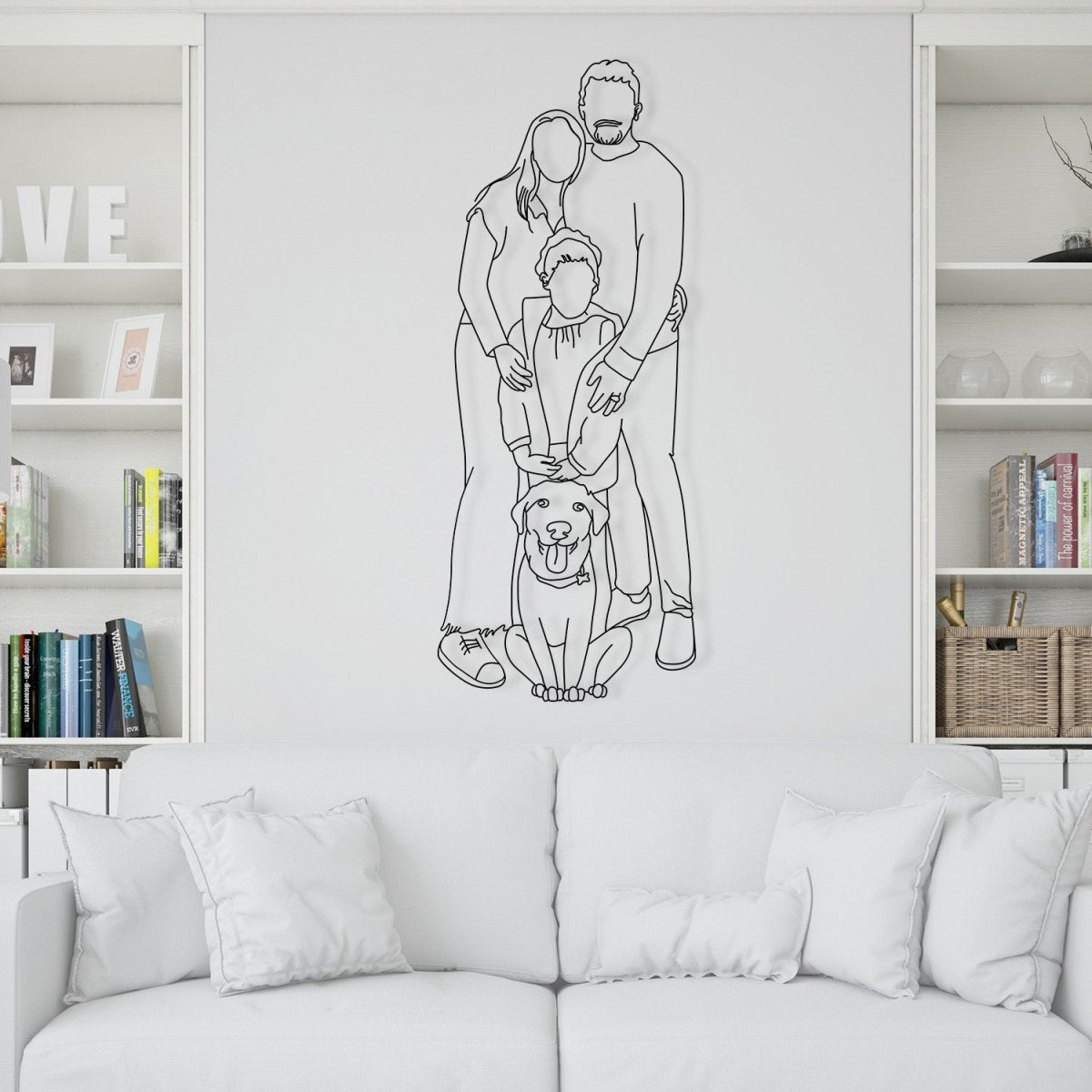 Customizable Metal Family Poster Wall Art - BrossHome Metal Wall Art
