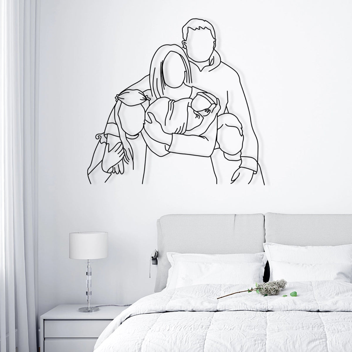 Customizable Metal Family Poster Wall Art - BrossHome Metal Wall Art