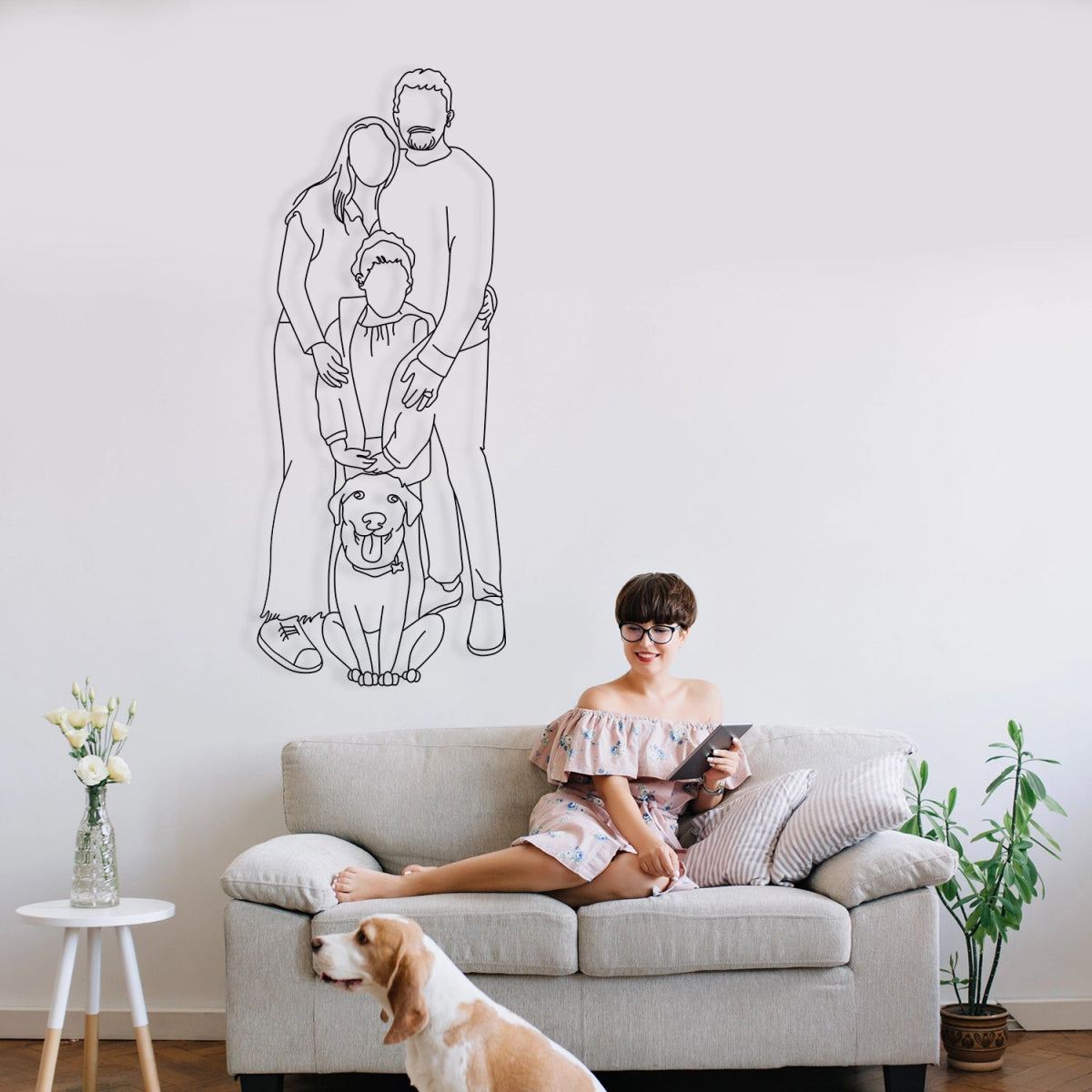 Customizable Metal Family Poster Wall Art - BrossHome Metal Wall Art