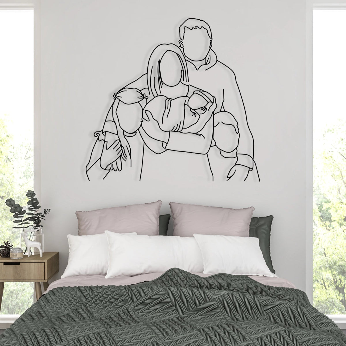 Customizable Metal Family Poster Wall Art - BrossHome Metal Wall Art