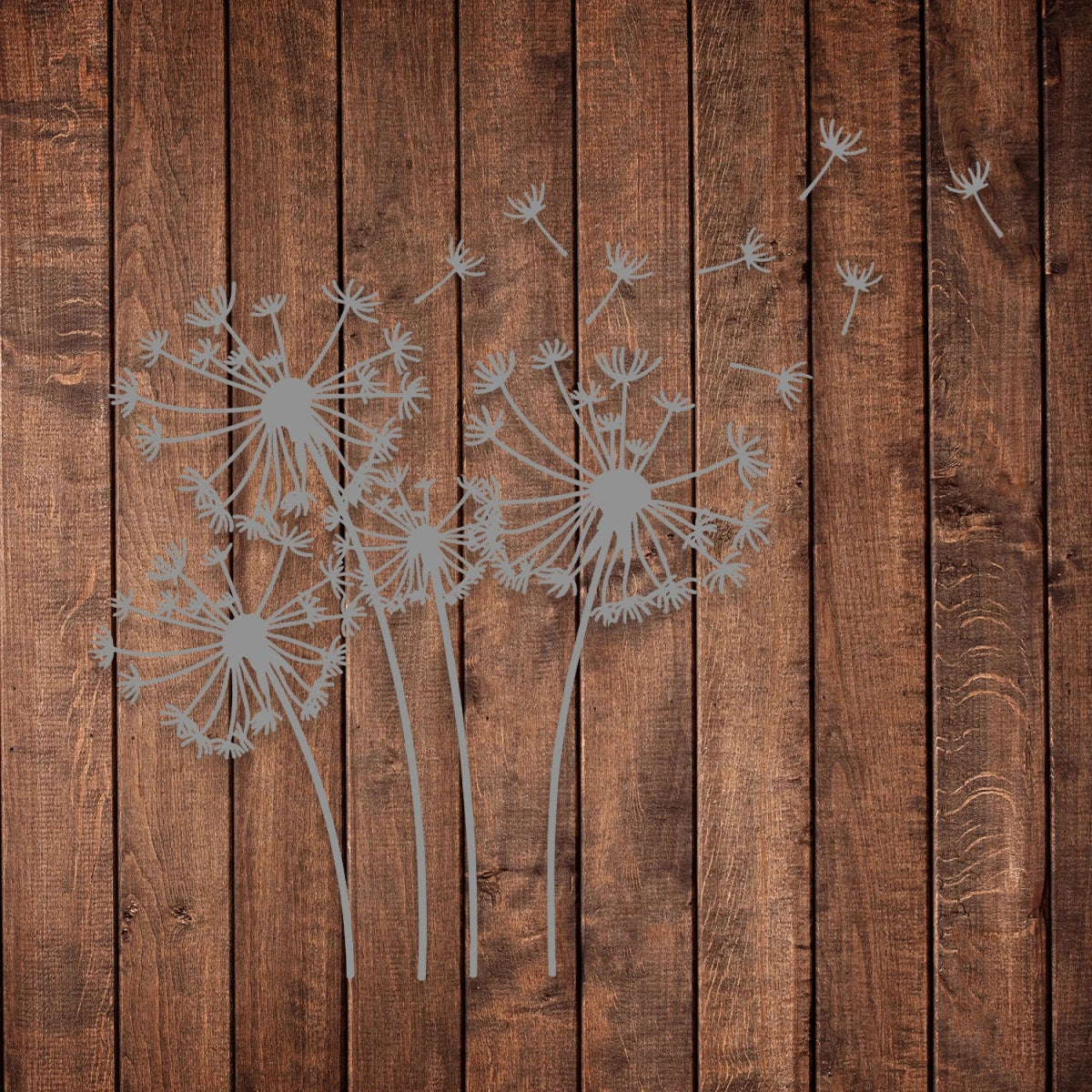 Dandelion Metal Wall Decor - BrossHome Metal Wall Art
