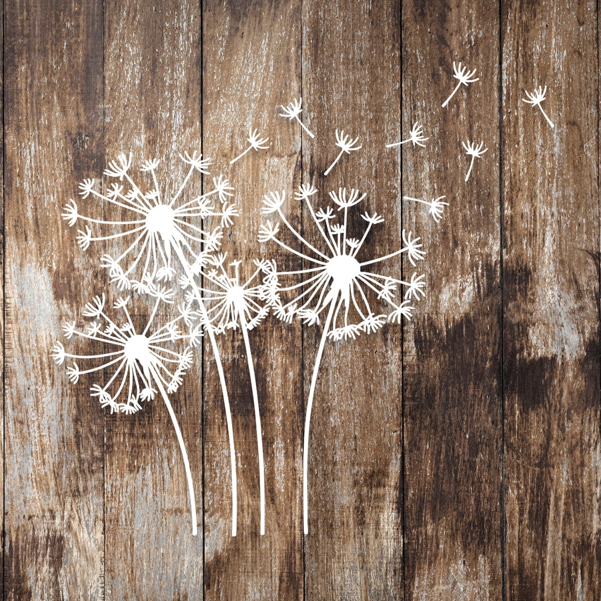 Dandelion Metal Wall Decor - BrossHome Metal Wall Art